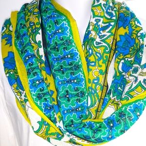 Colorful cotton scarf or shawl